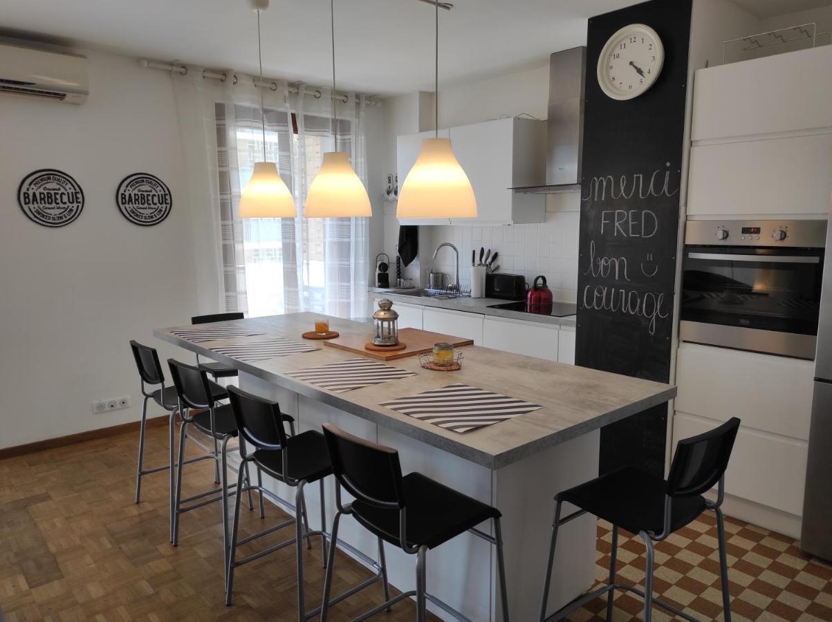 Standing, 3 Chambres, Clim Et Garage Priv Proche Panier Et Terrasses Port Marsella Exterior foto